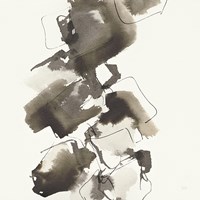 Stacked II Greige Fine Art Print