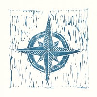 Nautical Collage on White II Fine Art Print