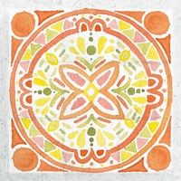 Citrus Tile I v2 Fine Art Print