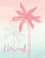 Sunset Palms III Fine Art Print