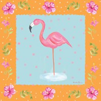 Flamingo Dance IV Fine Art Print