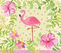 Flamingo Dance I Fine Art Print