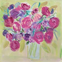 Pink Roses Flower Fine Art Print