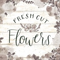 Beautiful Country VI  Neutral on Shiplap Fine Art Print