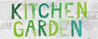 Kitchen Garden Sign I Fine Art Print
