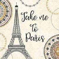 Romance in Paris I Fine Art Print