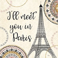 Romance in Paris II Fine Art Print