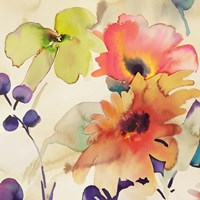 Floral Fireworks I Fine Art Print