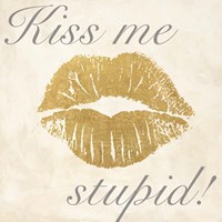 Kiss Me Stupid! #2 Framed Print