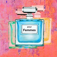 Pour Femmes III Framed Print