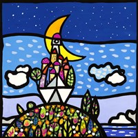 Barca sulla Collina Fine Art Print