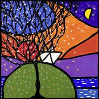 La Piccola Barca sulla Collina Fine Art Print