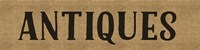 Antiques Burlap Fine Art Print
