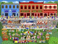 Home Town Parade Fine Art Print