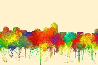 Albuquerque New Mexico Skyline-SG Fine Art Print