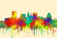 Baltimore Maryland Skyline.-SG Fine Art Print