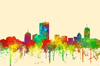 Boston Mas .Skyline-SG Fine Art Print