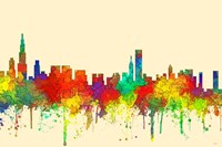 Chicago Illinois Skyline-SG Fine Art Print