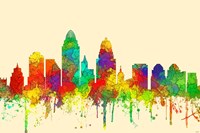 Cincinnati Ohio Skyline-SG Fine Art Print