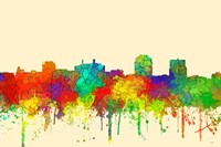 Colorado Springs Colorado Skyline-SG Fine Art Print
