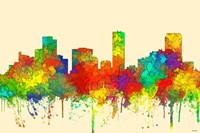 Denver Colorado Skyline-SG Fine Art Print