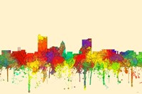 Fort Wayne Indiana Skyline-SG Fine Art Print