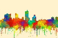 Fort Worth Texas  Skyline.-SGjpg Fine Art Print