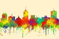 Fresno California Skyline-SG Fine Art Print