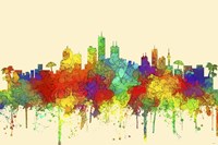 Honolulu Hawaii Skyline-SG Fine Art Print