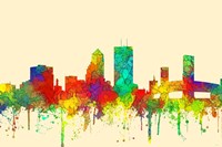 Jacksonville Florida Skyline-SG Fine Art Print