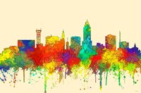 Lincoln Nebraska  Skyline-SG Fine Art Print