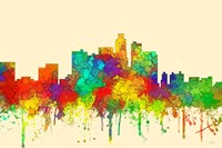 Los Angeles California Skyline-SG Fine Art Print
