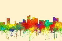 Lubbock Texas Skyline-SG Fine Art Print