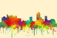 New Brunswick New Jersey Skyline-SG Fine Art Print