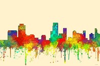 Newark New Jersey Skyline-SG Fine Art Print