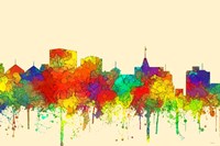 Oakland California Skyline-SG Fine Art Print