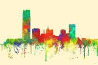 Oklahoma City Oklahoma Skyline-SG Fine Art Print