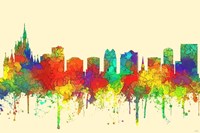 Orlando Florida Skyline-SG Fine Art Print