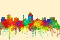 San Antonio Texas Skyline-SG Fine Art Print