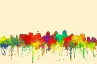 San Diego California Skyline-SG Fine Art Print