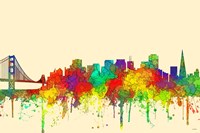 San Francisco California Skyline-SG Fine Art Print