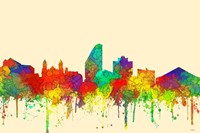 San Jose California Skyline-SG Fine Art Print