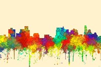 Springfield Illinois Skyline-SG Fine Art Print