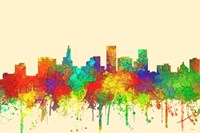 St Paul Minnesota Skyline-SG Fine Art Print