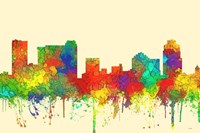 St Petersburg Florida Skyline-SG Fine Art Print