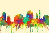 Tempe Arizona Skyline-sg Fine Art Print