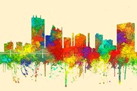 Toledo Skyline-sg Fine Art Print