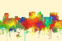 Wichita Kansas  Skyline-SG Fine Art Print