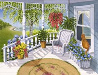 Cottage by the Lake Fine Art Print