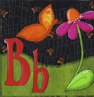 B is for Butterfly Fine Art Print